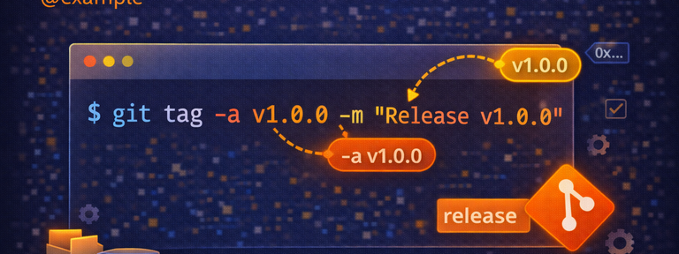 How to tag a release on command line