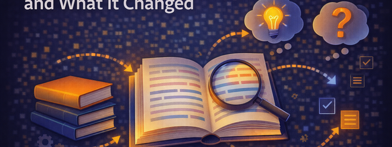 Late 2023 Reading Sprint and What It Changed in My Engineering Work