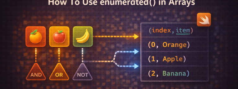 Swift Tips: How to use enumerated() in array