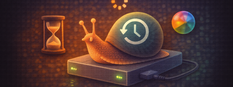 When Time Machine backup is awfully slow ...